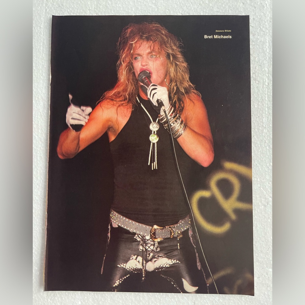 Poison’s Bret Michaels pinup